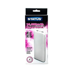 STATUS POWERBANK 10,000 MAH 10K 2x USB 1x USB C PORTS FOR IPHONE 15 PRO MAX PLUS
