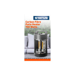 STATUS 700W Carbon Fibre Element Patio Heater