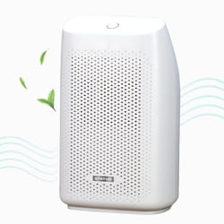 Dehumidifier for Home, 700ml Small Portable Dehumidifier for Bedroom, Bathroom and for Drying Clothes | Ultra-Quiet Electric Dehumidifier | White |
