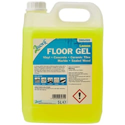 2Work 2W04569 5 L Lemon Floor Gel, Pack of 1