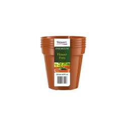 Stewart Garden 5 Flower Pots - 12.7cm - Terracotta (4832014)