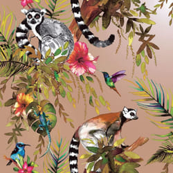 DUTCH WALLCOVERINGS Wallpaper Lemur Rose Gold Wall Covering Wallpaper Panel