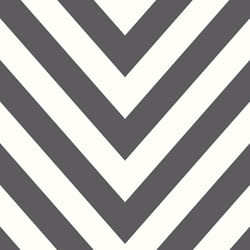 Holden Decor Make Believe Chevron Black White Wallpaper 12574