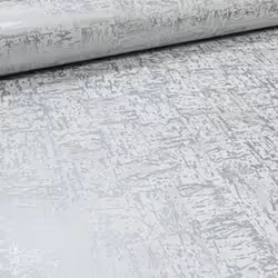 Metallic Silver Grey Plain Industrial Concrete Stone Effect Wallpaper