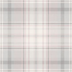 Kirkham Wallpaper Holden DÃ©cor Tartan Check Grey Pink Traditional