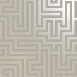 Holden Decor Glistening Maze Taupe Wallpaper 12911