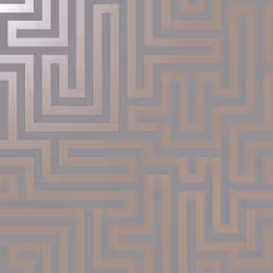 Holden Decor Glistening Maze Rose Gold Wallpaper 12914