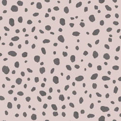 Dalmatian Dots Wallpaper Holden Animal Print Black Pink Trendy Contemporary