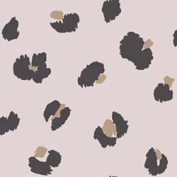 Pink Large Leopard Spot Wallpaper Holden Animal Print Black Gold Metallic