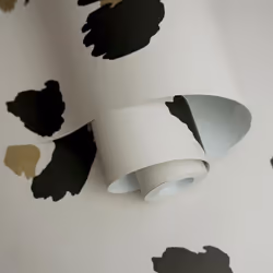 Cream Large Leopard Spot Wallpaper Holden Animal Print Black Gold Metallic
