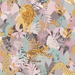 Holden Decor Animal Kingdom Pink Wallpaper 13070
