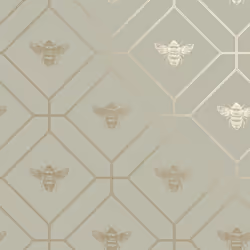 Holden Decor Honeycomb Bee Green Wallpaper 13080