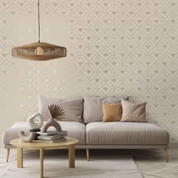 Holden Decor Honeycomb Bee Taupe Wallpaper 13082