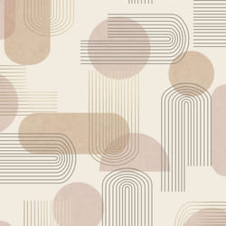 Holden Decor Arch Geo Orange Wallpaper 13092