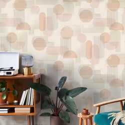Holden Decor Arch Geo Orange Wallpaper 13092