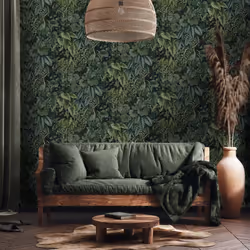 Holden Decor Outside In Living Wall Navy Wallpaper 13121