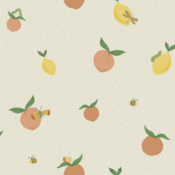 Holden Tutti Fruity Cream Orange Fruit Kids Bedroom Children's Wallpaper