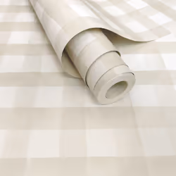 Watercolour Gingham Wallpaper Beige Holden 13290