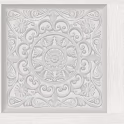Ornate Wood Panel Wallpaper Dove Holden 13380