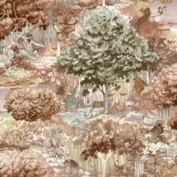 Holden Decor Astrology Burnt Orange Wallpaper 13501