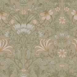 Holden Decor Vintage Floral Beige Wallpaper 13551