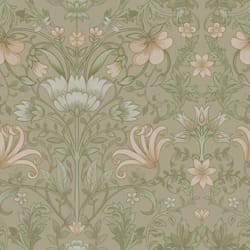 Holden Decor Vintage Floral Beige Wallpaper 13551
