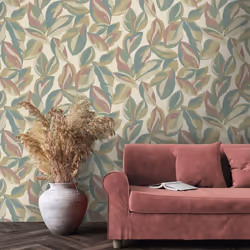 Holden Decor Abstract Leaf Multi Wallpaper 13571