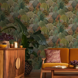 Holden Decor Tree Tapestry Green Wallpaper 13690