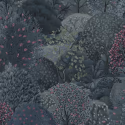 Holden Decor Tree Tapestry Navy Berry Wallpaper 13691