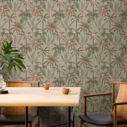 Holden Decor Monkey Oasis Sage Wallpaper 13701