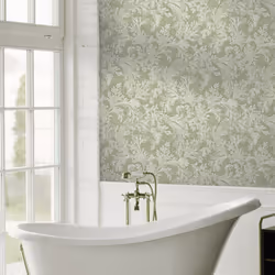 Holden Decor Botanical Scroll Sage Wallpaper 13720