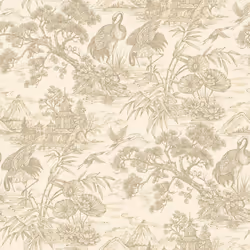 Holden Decor Crane Lagoon Cream Wallpaper 13730