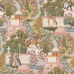Holden Decor Animal Palace Multi Wallpaper Lion Elephant Stylish Feature Wall