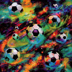 Holden Football Galaxy Soccer Ball Childrens Nursery Bedroom Wallpaper