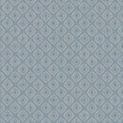 Holden Decor Indian Sunburst Blue Wallpaper Metallic Silver Effect Feature Wall