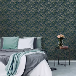 Holden Decor Patagonia Ruba Teal Wallpaper 36132