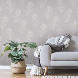 Holden Decor Opus Pavona Grey Wallpaper 36241