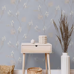 Holden Decor Opus Amarante Slate Blue Wallpaper 36252