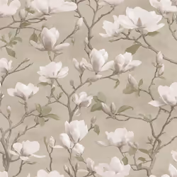 Holden Opus Petalina Magnolia Floral Wallpaper Beige Pink 36400