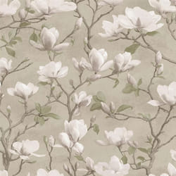 Holden Opus Petalina Magnolia Floral Wallpaper Beige Pink 36400