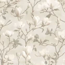 Holden Decor Petalina Dove Wallpaper Floral Luxury Textured Italian Vinyl