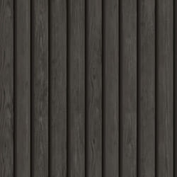 Holden Wooden Slat Panelling Wallpaper Charcoal 50430