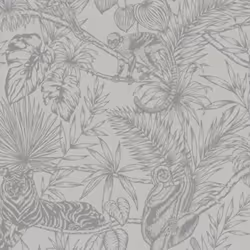 Sumatran Wallpaper Grey / Silver Holden 65762