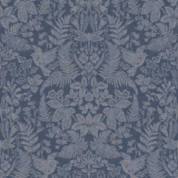 Holden Decor Woodland Stitch Navy Wallpaper 65787