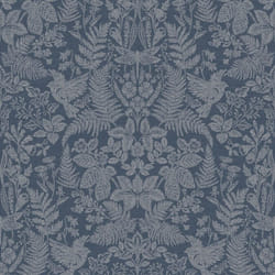 Holden Decor Woodland Stitch Navy Wallpaper 65787