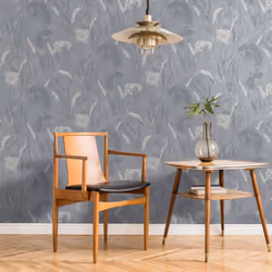 Holden Decor Pappus Blue Wallpaper 75992