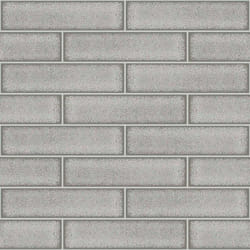 Holden Decor Tiling on a Roll Celadon Gloss Tile Grey Wallpaper 89387