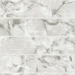 Holden Decor Tiling on a Roll Odeon Marble Tile Dove Wallpaper 89391