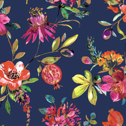 Holden Decor Melgrano Navy Wallpaper 90521