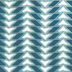 Teton Geometric Wallpaper Holden Teal Gold Metallic Chevron Contemporary